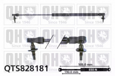 QUINTON HAZELL qts828181 -  Газовая пружина, крышка багажник